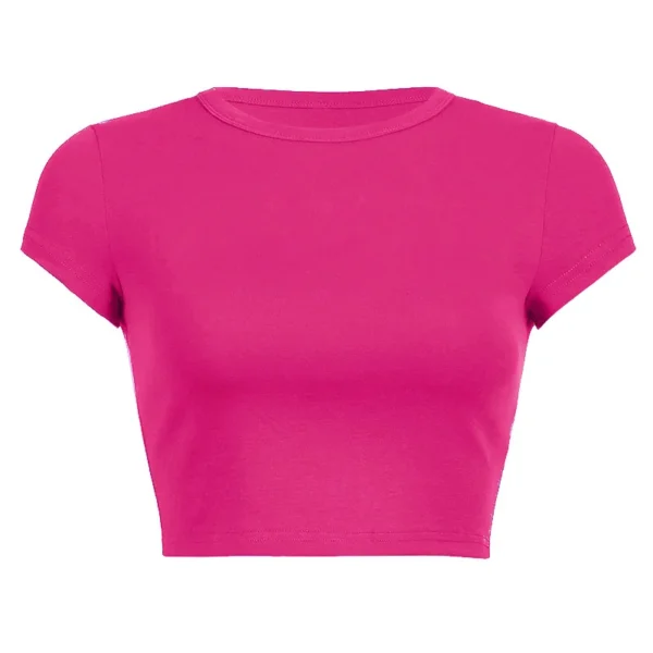 Rose Red Luxury Crop Top, Grab Now