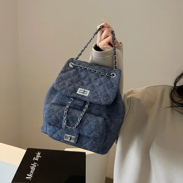 Dark Blue Luxury Hand Bag, Grab Now