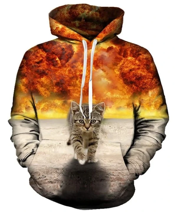 Orange Luxury Sweatshirt for Men, Grab Now